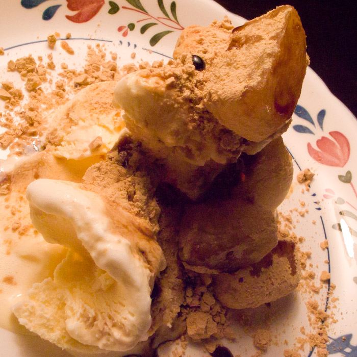 夢のコラボ！桔梗信玄餅＋スーパーカップバニラ